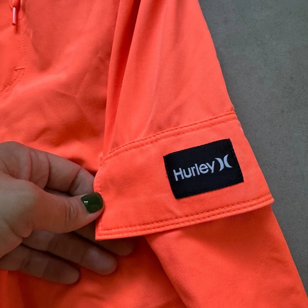 🔥 4 for $20 DEAL 🔥 Hurley Cargo Swim Shorts XXL 18/20 Coral Orange Boardshorts
